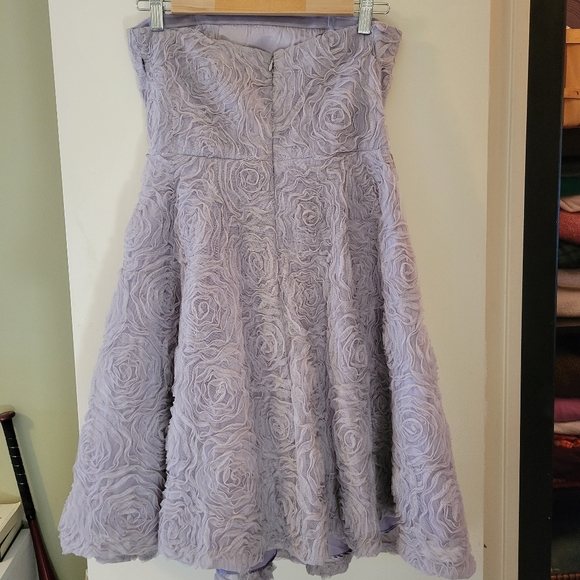 Brian Bailey dress Sz 6 Lilac/Grey - Picture 4 of 9